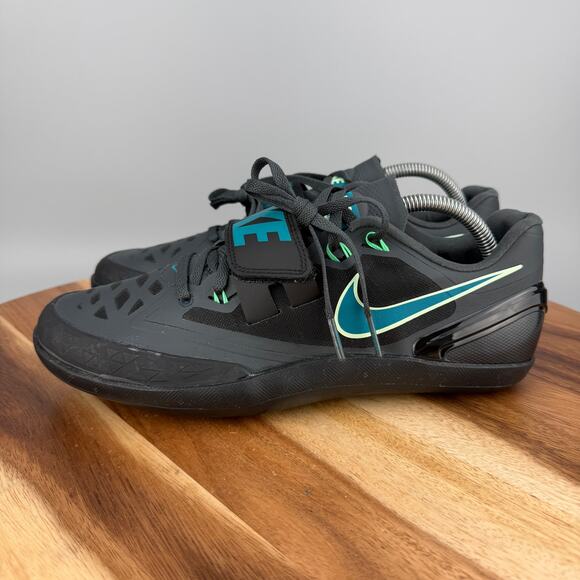 Nike Zoom Rotational 6 Track Throwing Shoes Black Spruce Men\'s 10.5 FZ9606-001 main image 6